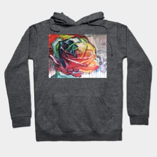 Rainbow Rose Hoodie